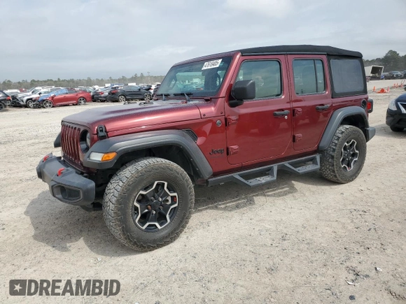2022 Jeep Wrangler Unlimited Sport with VIN 1C4HJXDG0NW100216, listed as a Copart auction lot 47610405 with 18,324 mi miles and Clean Title. Bid and sale history available at DreamBid. Image 1.