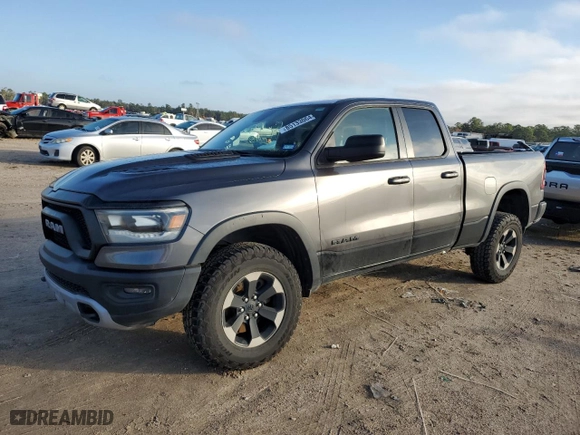 2019 Ram 1500 Rebel with VIN 1C6SRFET8KN865851, listed as a Copart auction lot 85133064 with 144,308 mi miles and Salvage Title. Bid and sale history available at carsss.com. Image 1.
