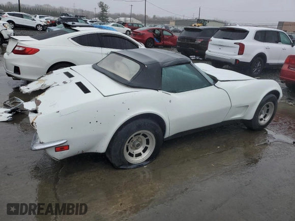 1972 Chevrolet Corvette with VIN 1Z67L2S515744, listed as a Copart auction lot 81115884 with 68,949 mi miles and Salvage title. Bid and sale history available at DreamBid. Image 3.