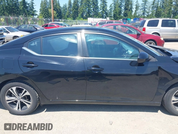 2022 Nissan Sentra SV z VIN 3N1AB8CV0NY256613, wystawiony jako IAAI lot #42440347 z przebiegiem 65 030 mil mil oraz . Historia ofert i sprzedaży dostępna na DreamBid. Obrazek 14.