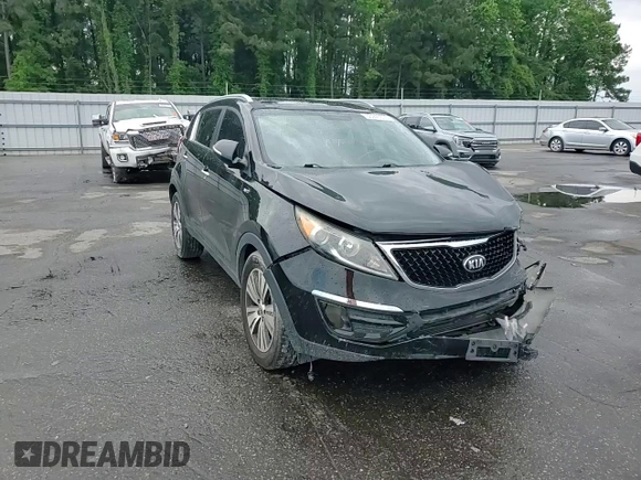 2016 Kia Sportage EX with VIN KNDPCCAC1G7807242, listed as a Copart auction lot 56245505 with 157,443 mi miles and Salvage title. Bid and sale history available at DreamBid. Image 14.