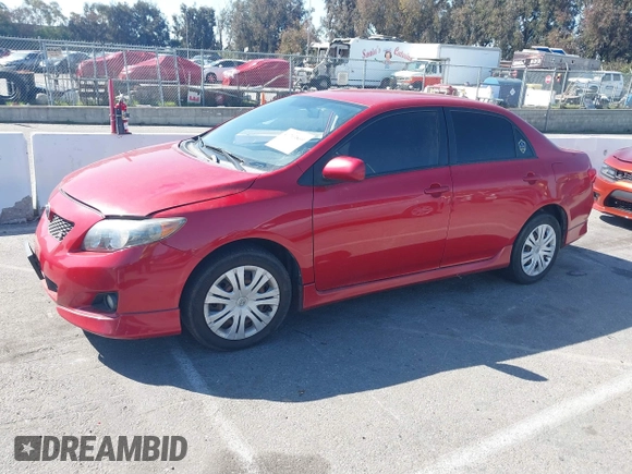 2009 Toyota Corolla with VIN 1NXBU40E59Z081868, listed as a IAAI auction lot 41763869 with 156,729 mi miles. Bid and sale history available at carsss.com. Image 17.