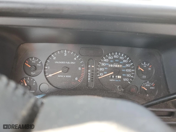 1996 Dodge Ram 1500 with VIN 3B7HC13Z1TG131478, listed as a Copart auction lot 46857135 with 57,047 mi miles and Salvage Title. Bid and sale history available at carsss.com. Image 9.