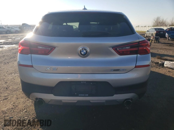 2018 BMW X2 sDrive28i with VIN WBXYJ3C31JEJ84167, listed as a Copart auction lot 45643485 with 63,400 mi miles and Salvage Title. Bid and sale history available at carsss.com. Image 6.