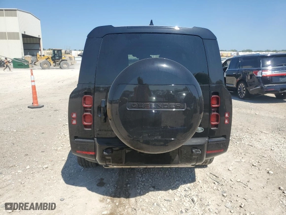 2023 Land Rover Defender X-Dynamic SE with VIN SALE2FEU4P2189404, listed as a Copart auction lot 65186264 with 12,507 mi miles and Salvage Title. Bid and sale history available at carsss.com. Image 6.
