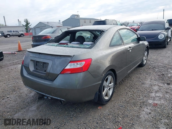 2007 Honda Civic Cpe EX with VIN 2HGFG11847H544833, listed as a IAAI auction lot 42002703 with 191,383 mi miles. Bid and sale history available at carsss.com. Image 4.
