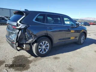 2025 Honda CR-V LX with VIN 5J6RS3H22SL002398, listed as a Copart auction lot 86980104 with 7,131 mi miles and Salvage Title. Bid and sale history available at DreamBid. Image 3.