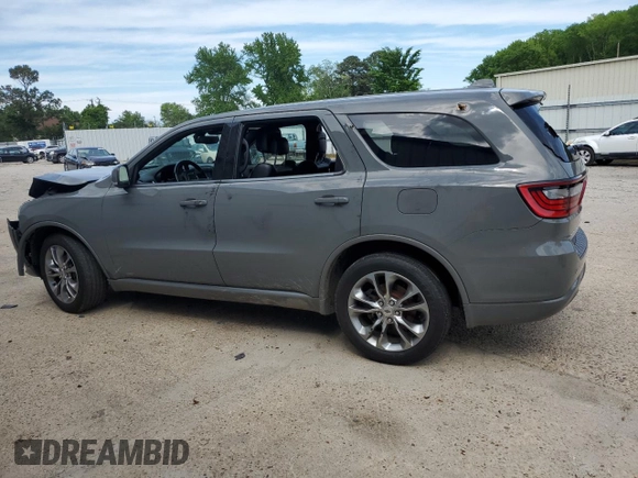 2020 Dodge Durango GT Plus with VIN 1C4RDHDG6LC258950, listed as a Copart auction lot 56196205 with 96,446 mi miles and Salvage title. Bid and sale history available at DreamBid. Image 2.