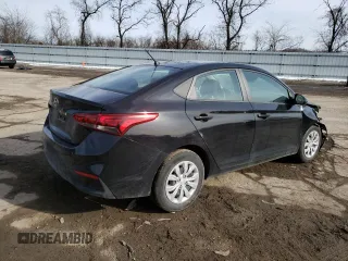 2022 Hyundai Accent SEL with VIN 3KPC24A64NE166750, listed as a Copart auction lot 39822123 with 10,520 mi miles. Bid and sale history available at carsss.com. Image 3.
