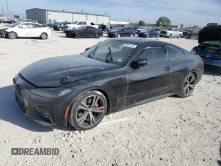 2022 BMW 4 Series 430i with VIN WBA53AP07NCJ97003, listed as a Copart auction lot 82601194 with Not Provided miles and Salvage Title. Bid and sale history available at carsss.com. Image 1.