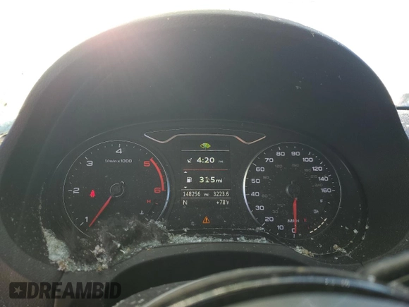 2015 Audi A3 2.0 TDI Premium Plus with VIN WAUCJGFF4F1082071, listed as a Copart auction lot 89051775 with 148,256 mi miles and Salvage Title. Bid and sale history available at carsss.com. Image 9.