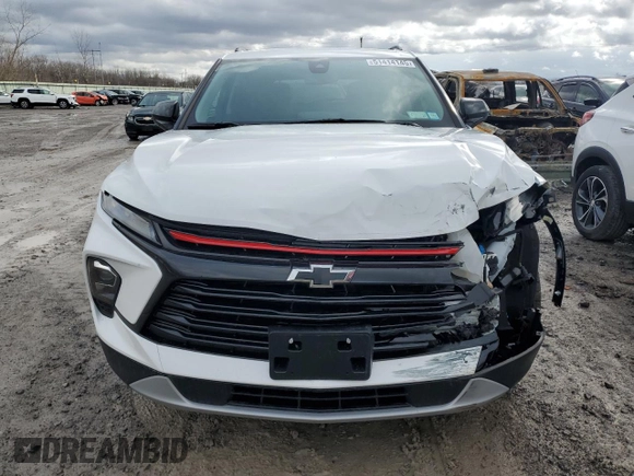 2024 Chevrolet Blazer LT with VIN 3GNKBHR45RS203471, listed as a Copart auction lot 51414145 with 4,462 mi miles and Salvage title. Bid and sale history available at DreamBid. Image 5.