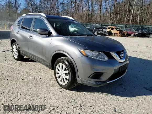 2016 Nissan Rogue S z VIN KNMAT2MV1GP621004, wystawiony jako Copart lot #41639915 z przebiegiem 129 185 mil mil oraz Szkoda całkowita • Salvage title. Historia ofert i sprzedaży dostępna na DreamBid. Obrazek 14.