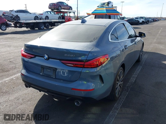 2020 BMW 2 Series 228i xDrive with VIN WBA73AK01L7F74692, listed as a IAAI auction lot 41424740 with 54,175 mi miles and . Bid and sale history available at DreamBid. Image 4.