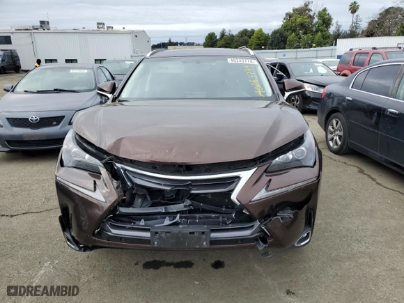 2016 Lexus NX 300h with VIN JTJBJRBZ2G2037892, listed as a Copart auction lot 40243774 with 57328 miles. Bid and sale history available at carsss.com. Image 5.