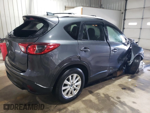 2014 Mazda CX-5 Touring with VIN JM3KE4CY6E0306508, listed as a Copart auction lot 53475075 with 0 mi miles and Salvage Title. Bid and sale history available at carsss.com. Image 3.