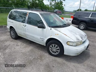 1997 Nissan Quest XE z VIN 4N2DN1112VD800862, wystawiony jako IAAI lot #42529145 z przebiegiem 47 985 mil mil oraz . Historia ofert i sprzedaży dostępna na DreamBid. Obrazek 1.