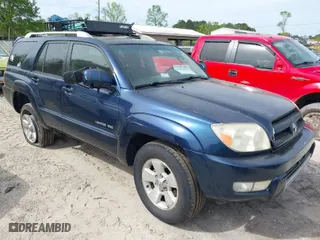 2004 Toyota 4Runner Limited with VIN JTEBU17R348016087, listed as a IAAI auction lot 41968056 with 189,557 mi miles. Bid and sale history available at carsss.com. Image 1.