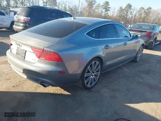 2012 Audi A7 3.0 Prestige with VIN WAUSGAFCXCN001849, listed as a IAAI auction lot 41712682 with 102,833 mi miles. Bid and sale history available at carsss.com. Image 4.