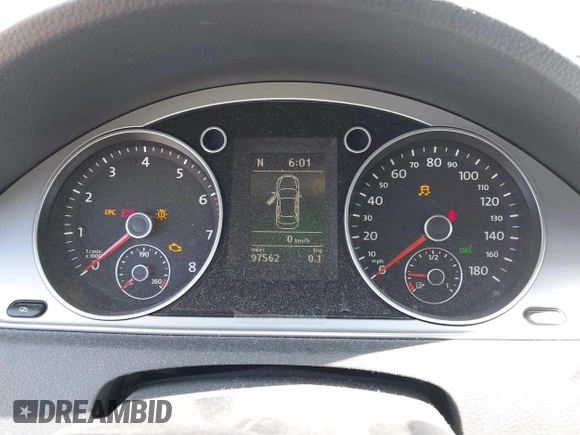2012 Volkswagen CC Sport with VIN WVWNP7AN0CE532764, listed as a IAAI auction lot 42504373 with 97,562 mi miles and . Bid and sale history available at DreamBid. Image 7.