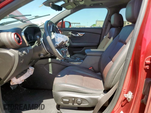 2019 Chevrolet Blazer RS с VIN 3GNKBERS2KS694147, выставлен на аукционе Copart как лот 57687495 с пробегом 43 190 миль миль и Списание • Salvage title. История ставок и продаж доступна на DreamBid. Изображение 7.
