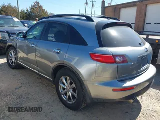 2007 Infiniti FX35 with VIN JNRAS08W47X209623, listed as a IAAI auction lot 41784962 with 196,589 mi miles. Bid and sale history available at carsss.com. Image 3.