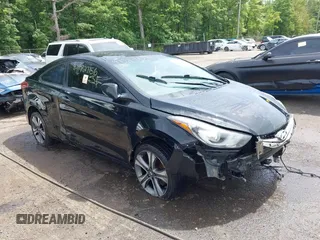 2014 Hyundai Elantra z VIN KMHDH6AH1EU024689, wystawiony jako IAAI lot #41721156 z przebiegiem Nie podano mil oraz . Historia ofert i sprzedaży dostępna na DreamBid. Obrazek 1.