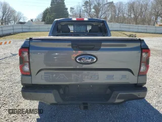 2024 Ford Ranger LARIAT with VIN 1FTER4KP8RLE39889, listed as a Copart auction lot 47591765 with 7,641 mi miles and Salvage Title. Bid and sale history available at carsss.com. Image 6.