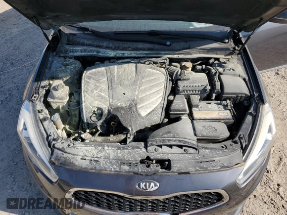 2014 Kia Cadenza Premium z VIN KNALN4D7XE5134065, wystawiony jako Copart lot #53202315 z przebiegiem 135 282 mil mil oraz Czysty tytuł • Clean title. Historia ofert i sprzedaży dostępna na DreamBid. Obrazek 11.