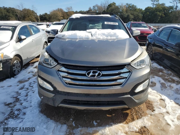 2015 Hyundai Santa Fe Sport with VIN 5XYZW4LAXFG259597, listed as a Copart auction lot 89151495 with 169,039 mi miles and Salvage Title. Bid and sale history available at carsss.com. Image 5.