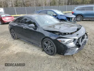 2024 Mercedes-Benz CLA 250 with VIN W1K5J4HB5RN454962, listed as a Copart auction lot 42414615 with 13,443 mi miles and Salvage title. Bid and sale history available at DreamBid. Image 4.