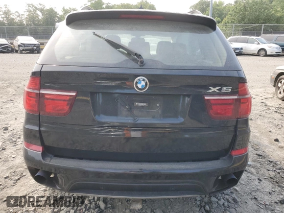 2012 BMW X5 35i with VIN 5UXZV4C5XCL761370, listed as a Copart auction lot 59436845 with 124,722 mi miles and Salvage title. Bid and sale history available at DreamBid. Image 6.