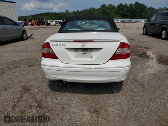 2006 Mercedes-Benz CLK-Class 3.5L with VIN WDBTK56H56F178542, listed as a Copart auction lot 67476684 with 126,404 mi miles and Salvage Title. Bid and sale history available at carsss.com. Image 6.