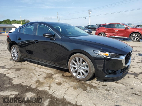 2023 Mazda 3 S Carbon Edition with VIN 3MZBPACM0PM374413, listed as a Copart auction lot 63022915 with 10,182 mi miles and Salvage title. Bid and sale history available at DreamBid. Image 4.