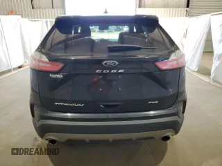 2022 Ford Edge Titanium with VIN 2FMPK4K95NBA33668, listed as a Copart auction lot 46693235 with 83,930 mi miles and Clean Title. Bid and sale history available at carsss.com. Image 6.