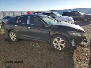 2010 Honda Accord Crosstour EX-L with VIN 5J6TF2H50AL800444, listed as a Copart auction lot 75496834 with Not Provided miles and Salvage Title. Bid and sale history available at carsss.com. Image 4.