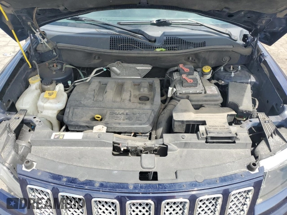 2017 Jeep Compass High Altitude with VIN 1C4NJDEB3HD154758, listed as a Copart auction lot 57640075 with 108,897 mi miles and Salvage title. Bid and sale history available at DreamBid. Image 11.