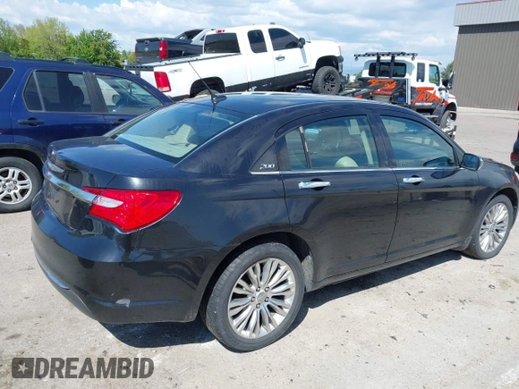 2011 Chrysler 200 Limited with VIN 1C3BC2FG5BN504473, listed as a IAAI auction lot 42149762 with 146,391 mi miles. Bid and sale history available at carsss.com. Image 4.