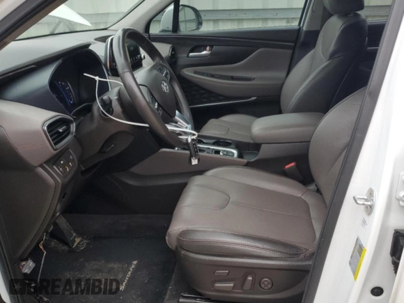 2019 Hyundai Santa Fe Ultimate with VIN 5NMS53AA6KH114767, listed as a Copart auction lot 44411525 with 108,222 mi miles and Salvage Title. Bid and sale history available at carsss.com. Image 7.