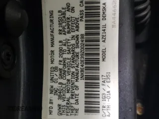 2009 Toyota Corolla XRS with VIN 1NXBE40E39Z002498, listed as a Copart auction lot 45046365 with 197,218 mi miles and Salvage Title. Bid and sale history available at carsss.com. Image 12.