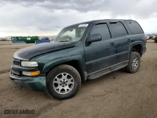 2001 Chevrolet Tahoe LS with VIN 1GNEK13T71R180710, listed as a Copart auction lot 47270255 with 249,466 mi miles and Salvage Title. Bid and sale history available at carsss.com. Image 1.