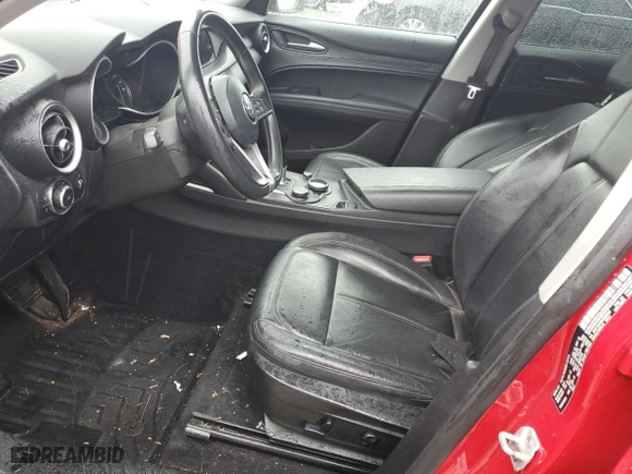 2018 Alfa Romeo Stelvio with VIN ZASFAKAN6J7B68769, listed as a Copart auction lot 47765935 with 76,681 mi miles and Salvage Title. Bid and sale history available at carsss.com. Image 7.