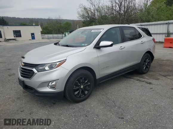 2020 Chevrolet Equinox LT with VIN 3GNAXUEVXLS515992, listed as a Copart auction lot 54659685 with 41,269 mi miles and Salvage Title. Bid and sale history available at DreamBid. Image 1.