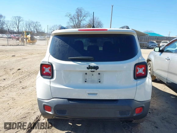 2018 Jeep Renegade Latitude with VIN ZACCJABB1JPH40117, listed as a IAAI auction lot 41676837 with 166,858 mi miles and . Bid and sale history available at DreamBid. Image 17.