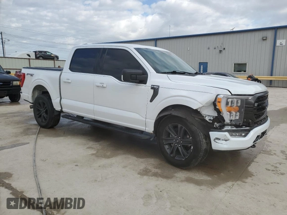 2021 Ford F-150 XL with VIN 1FTFW1E55MKF13581, listed as a Copart auction lot 85282354 with 45,830 mi miles and Salvage Title. Bid and sale history available at carsss.com. Image 4.