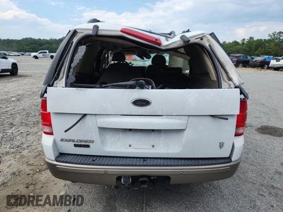 2002 Ford Explorer Eddie Bauer with VIN 1FMDU74W22ZC99899, listed as a Copart auction lot 63443445 with Not provided miles and Salvage title. Bid and sale history available at DreamBid. Image 6.