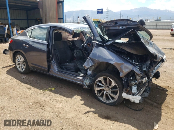 2018 Acura ILX Premium with VIN 19UDE2F78JA008959, listed as a Copart auction lot 61077195 with Not provided miles and Salvage title. Bid and sale history available at DreamBid. Image 4.