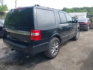 2017 Ford Expedition Limited with VIN 1FMJU2AT5HEA33924, listed as a IAAI auction lot 42345408 with 136,037 mi miles and . Bid and sale history available at DreamBid. Image 4.