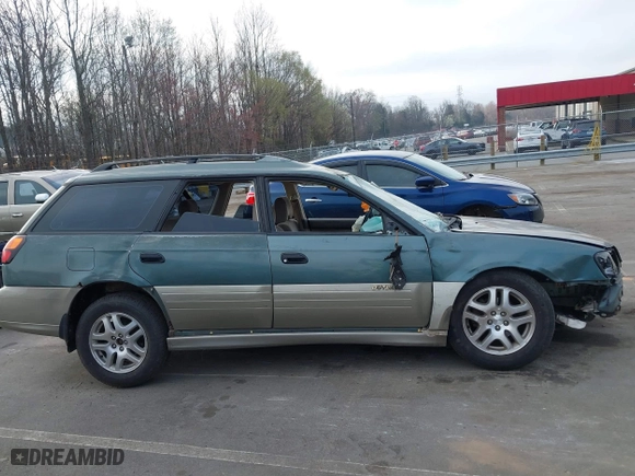 2000 Subaru Legacy Wagon Outback w/GB Equip with VIN 4S3BH6755Y6618462, listed as a IAAI auction lot 41801341 with 279,150 mi miles. Bid and sale history available at carsss.com. Image 13.