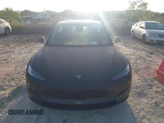 2025 Tesla Model 3 Long Range with VIN 5YJ3E1EAXSF974949, listed as a IAAI auction lot 41934237 with 260 mi miles and . Bid and sale history available at carsss.com. Image 12.